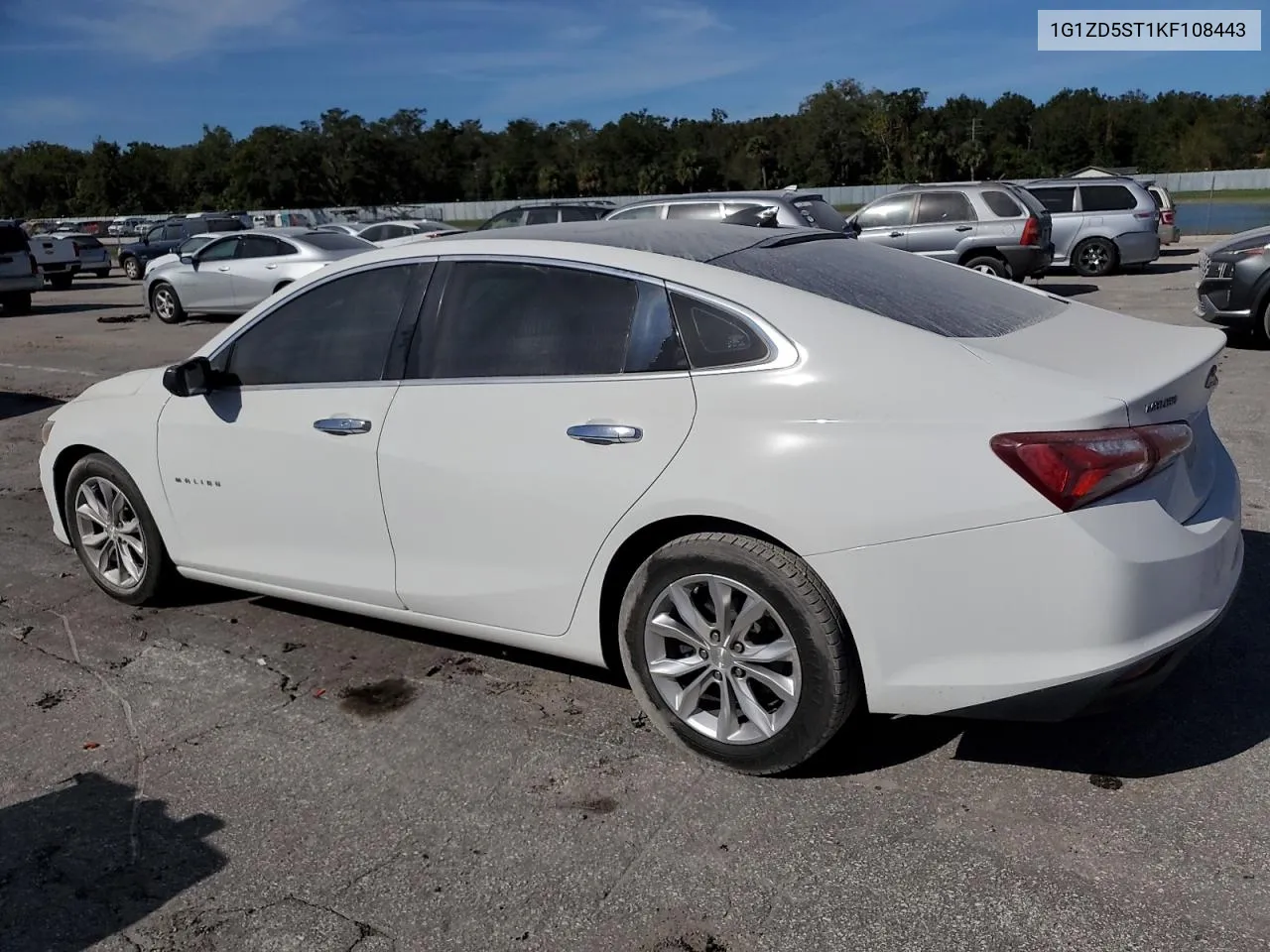 2019 Chevrolet Malibu Lt VIN: 1G1ZD5ST1KF108443 Lot: 76521794