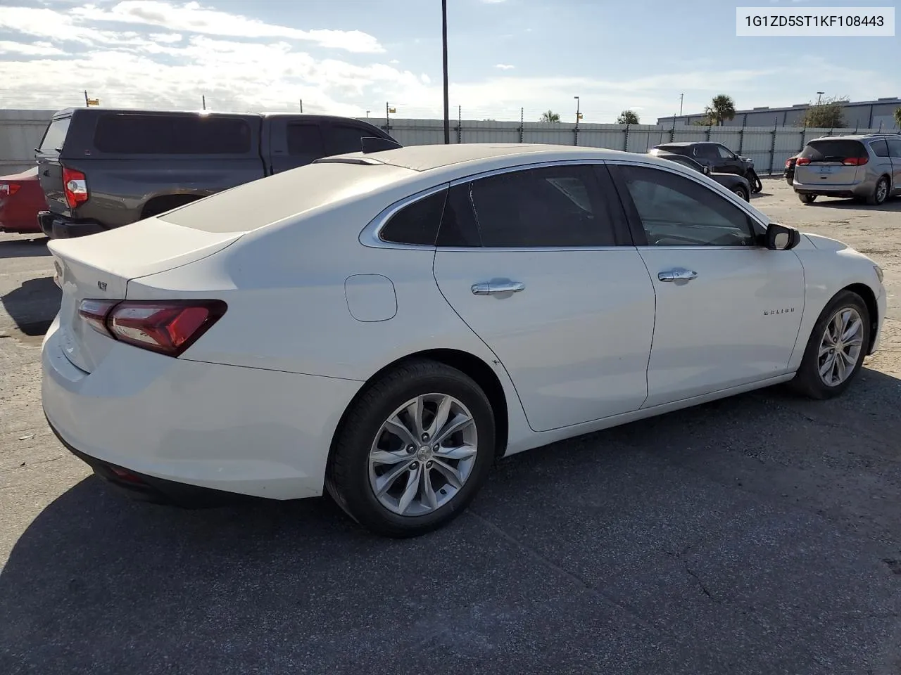 2019 Chevrolet Malibu Lt VIN: 1G1ZD5ST1KF108443 Lot: 76521794