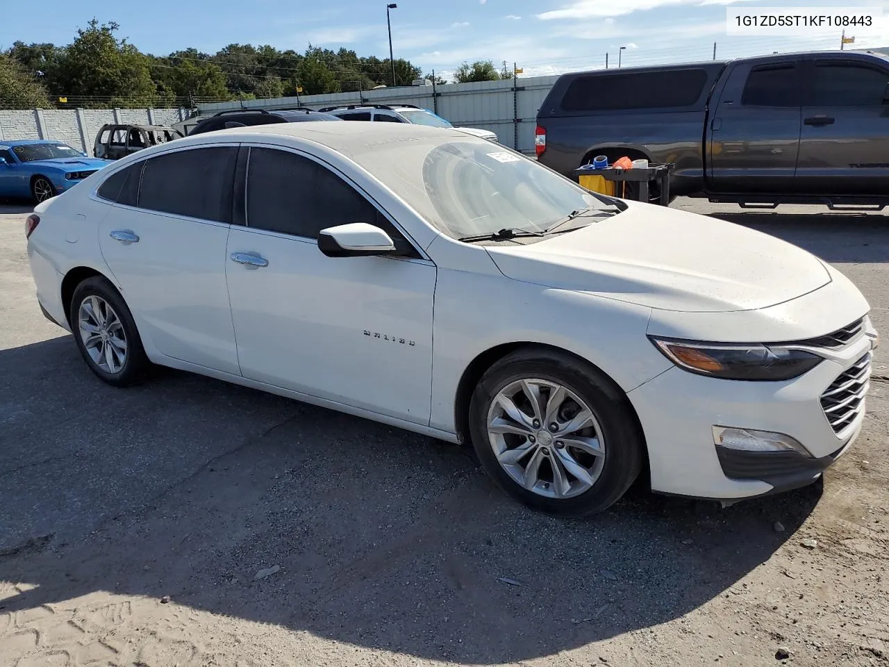 2019 Chevrolet Malibu Lt VIN: 1G1ZD5ST1KF108443 Lot: 76521794