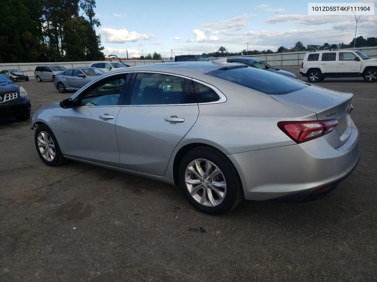 2019 Chevrolet Malibu Lt VIN: 1G1ZD5ST4KF111904 Lot: 76544354