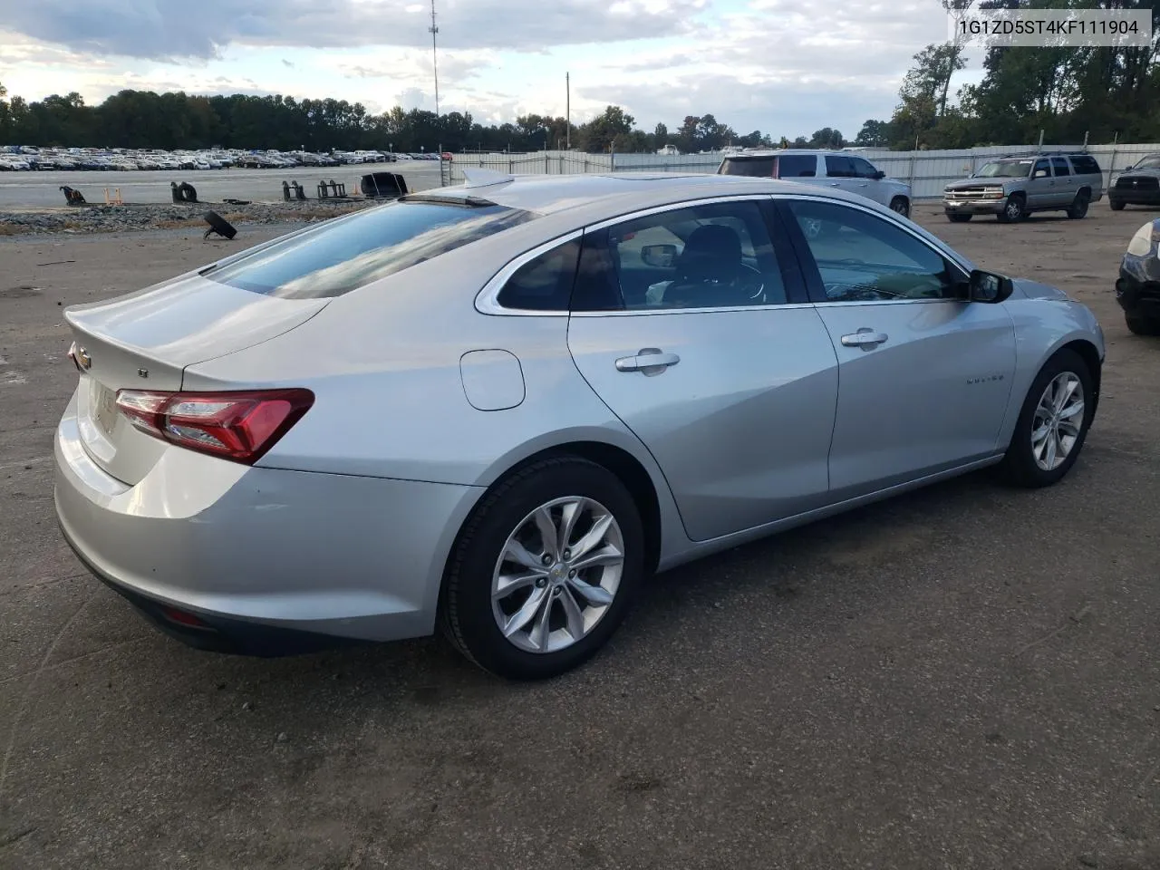 2019 Chevrolet Malibu Lt VIN: 1G1ZD5ST4KF111904 Lot: 76544354