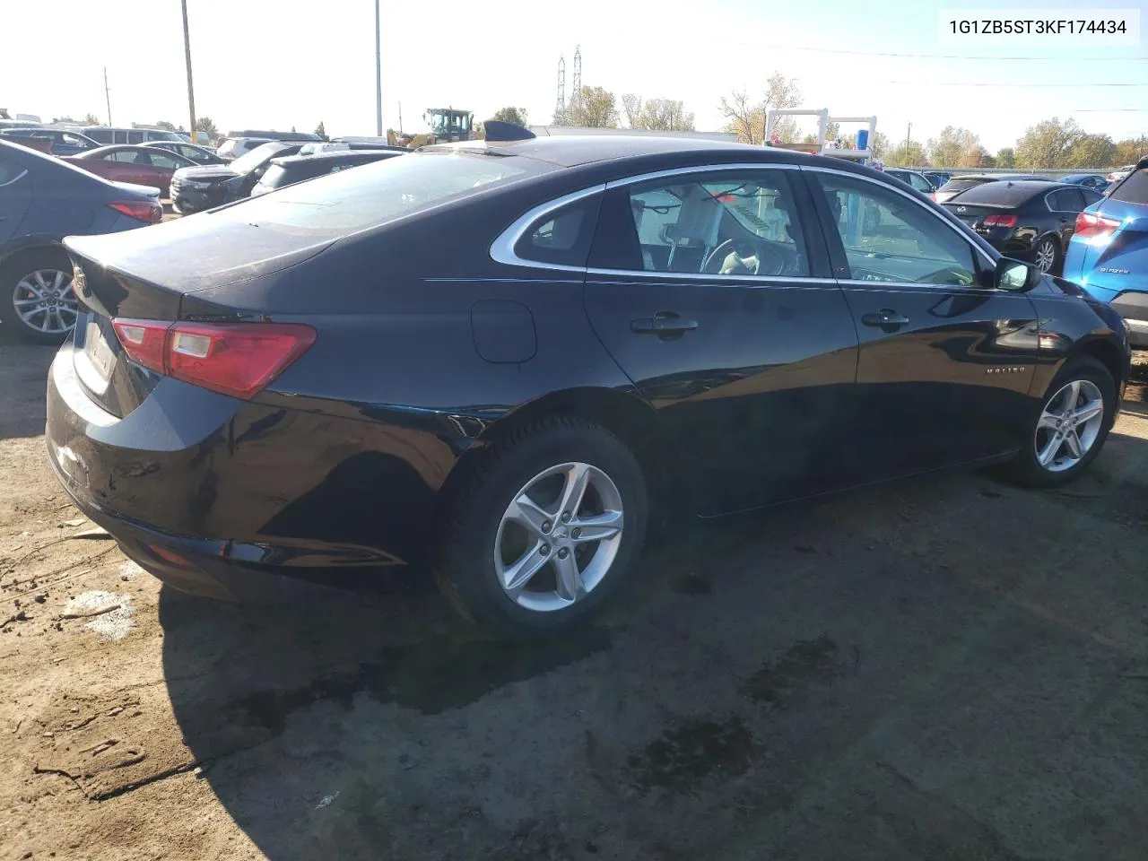 2019 Chevrolet Malibu Ls VIN: 1G1ZB5ST3KF174434 Lot: 76560314