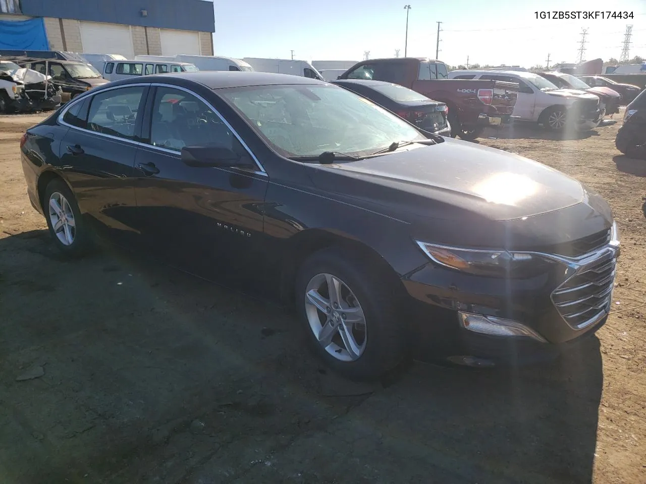 2019 Chevrolet Malibu Ls VIN: 1G1ZB5ST3KF174434 Lot: 76560314