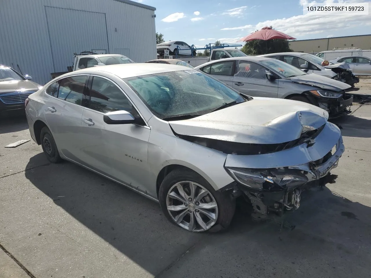 2019 Chevrolet Malibu Lt VIN: 1G1ZD5ST9KF159723 Lot: 76670424