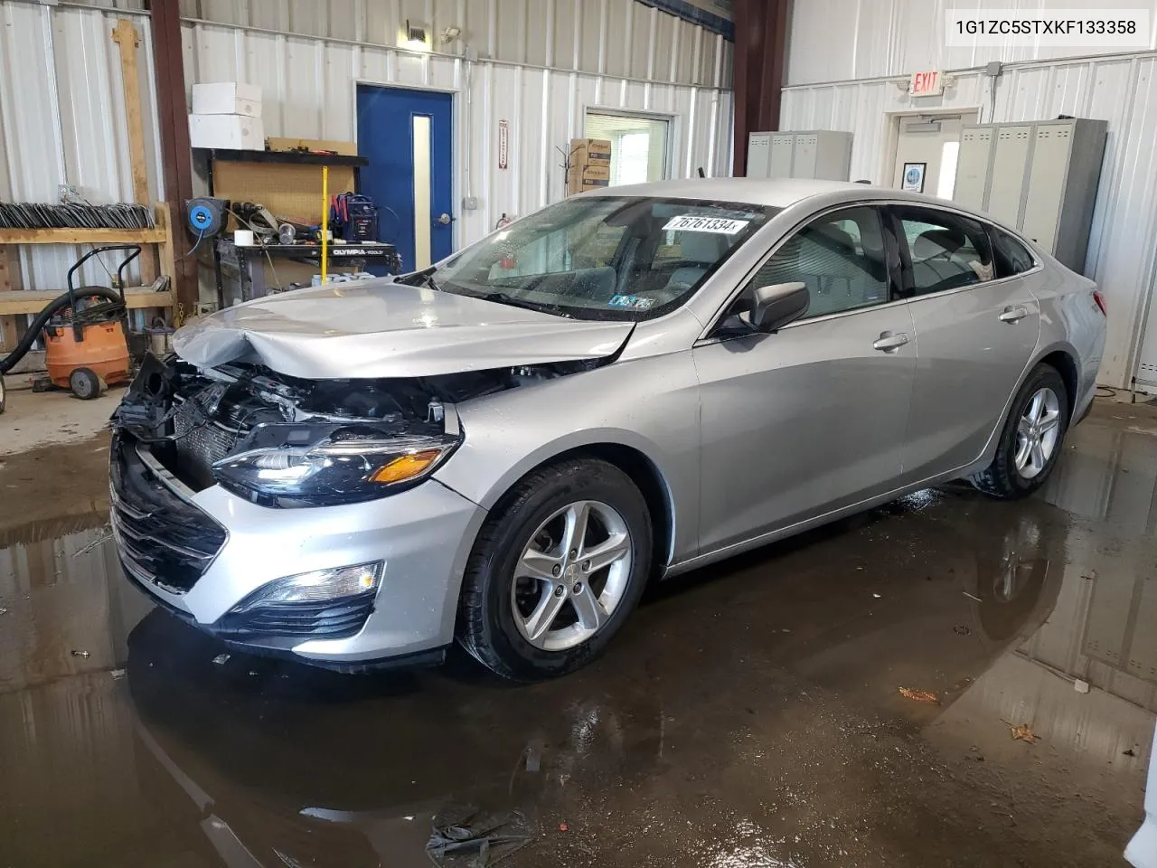 2019 Chevrolet Malibu Ls VIN: 1G1ZC5STXKF133358 Lot: 76761334