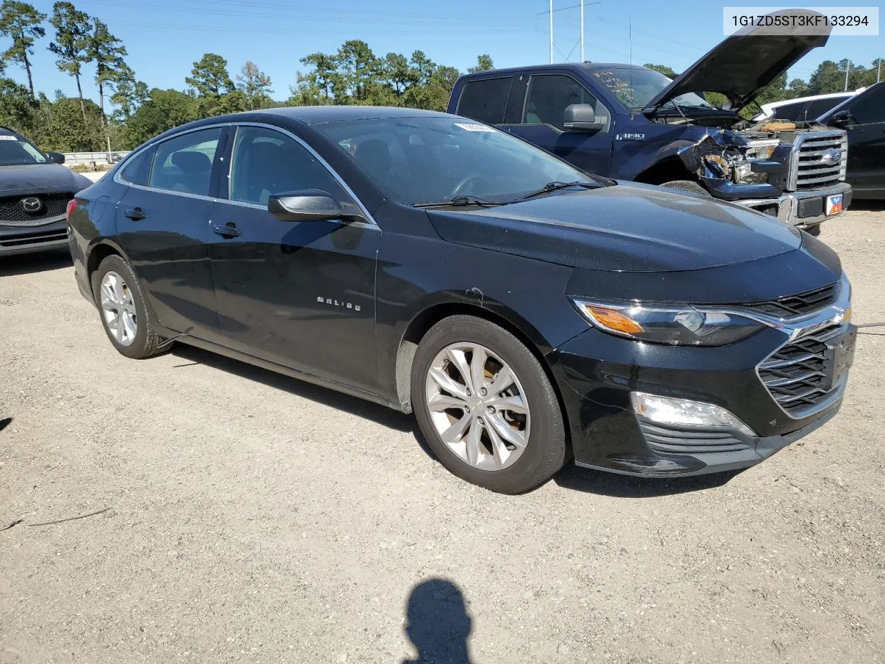 2019 Chevrolet Malibu Lt VIN: 1G1ZD5ST3KF133294 Lot: 76850444