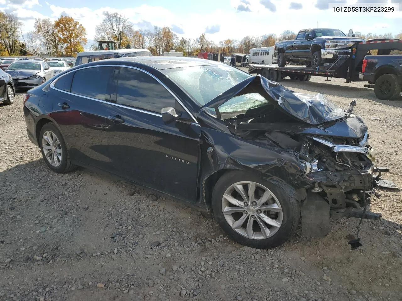 2019 Chevrolet Malibu Lt VIN: 1G1ZD5ST3KF223299 Lot: 76890004