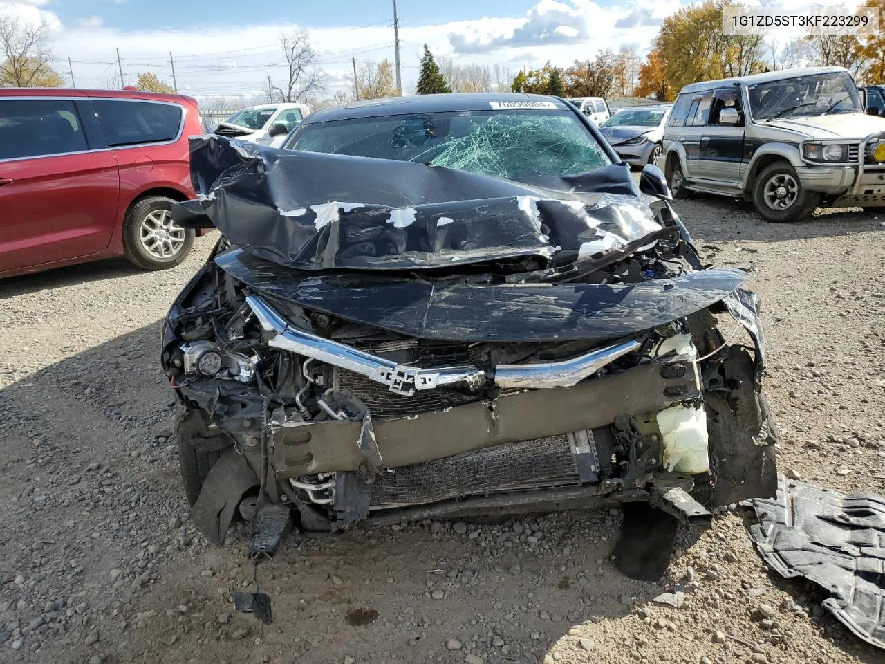 2019 Chevrolet Malibu Lt VIN: 1G1ZD5ST3KF223299 Lot: 76890004