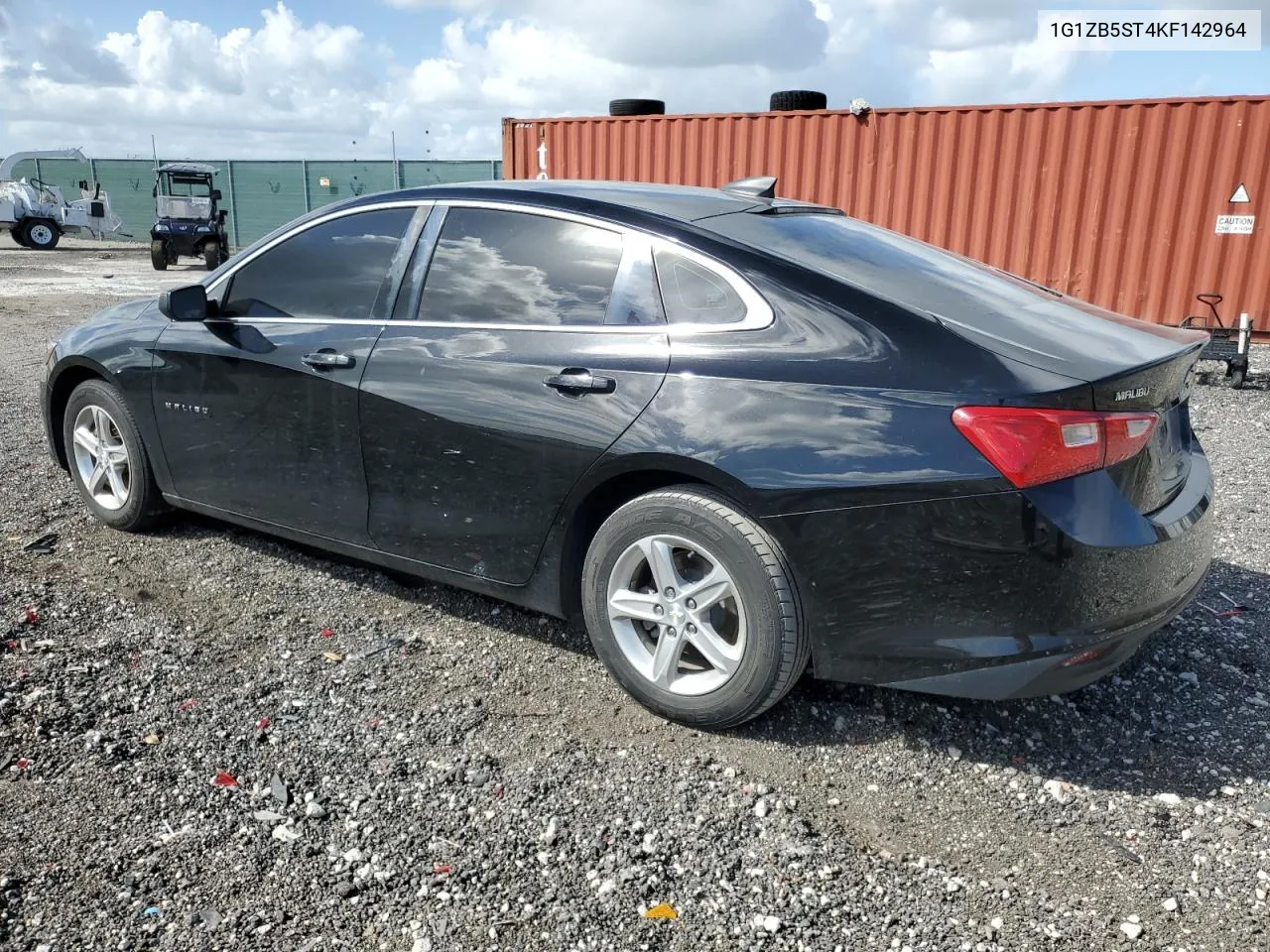 2019 Chevrolet Malibu Ls VIN: 1G1ZB5ST4KF142964 Lot: 77155724