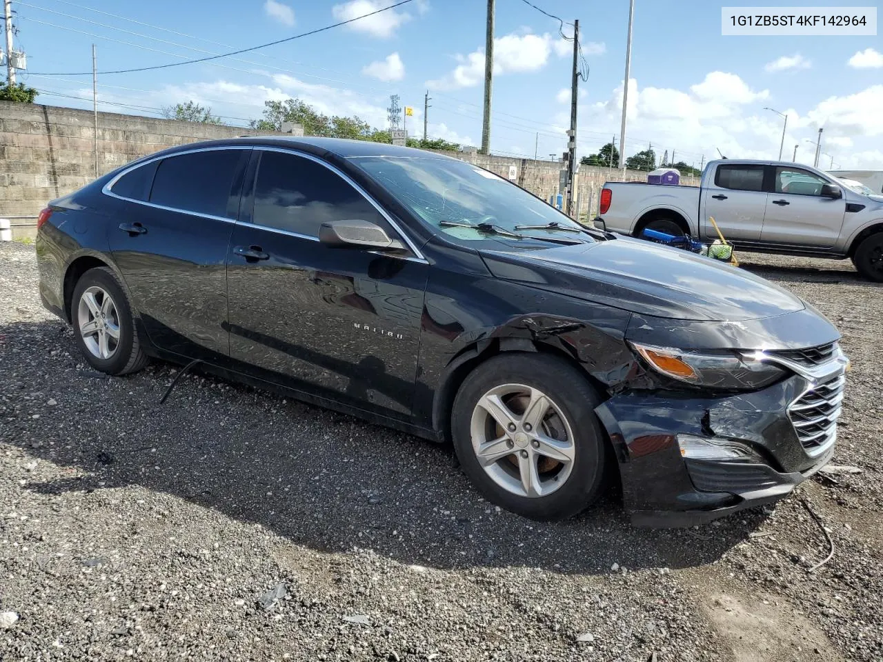 2019 Chevrolet Malibu Ls VIN: 1G1ZB5ST4KF142964 Lot: 77155724