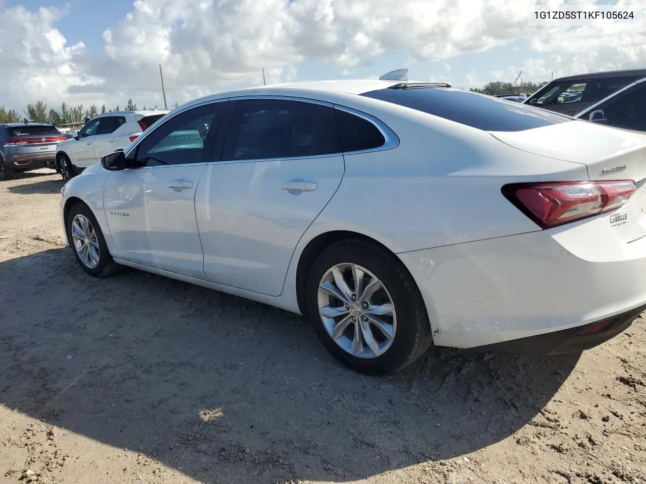 2019 Chevrolet Malibu Lt VIN: 1G1ZD5ST1KF105624 Lot: 77171394