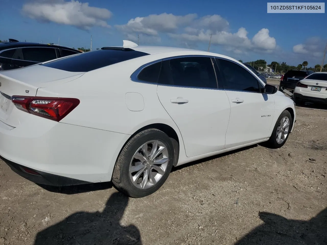 2019 Chevrolet Malibu Lt VIN: 1G1ZD5ST1KF105624 Lot: 77171394