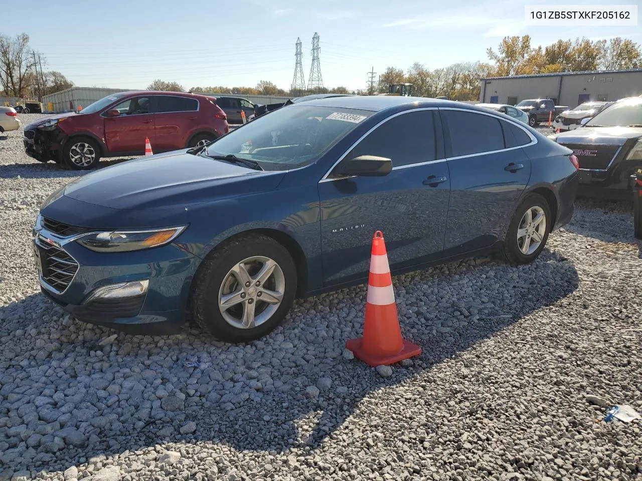 2019 Chevrolet Malibu Ls VIN: 1G1ZB5STXKF205162 Lot: 77183394