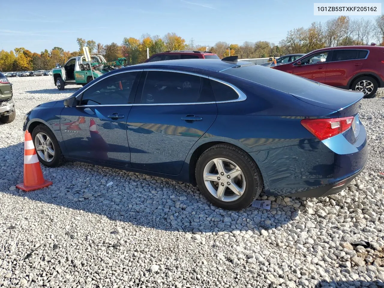 2019 Chevrolet Malibu Ls VIN: 1G1ZB5STXKF205162 Lot: 77183394