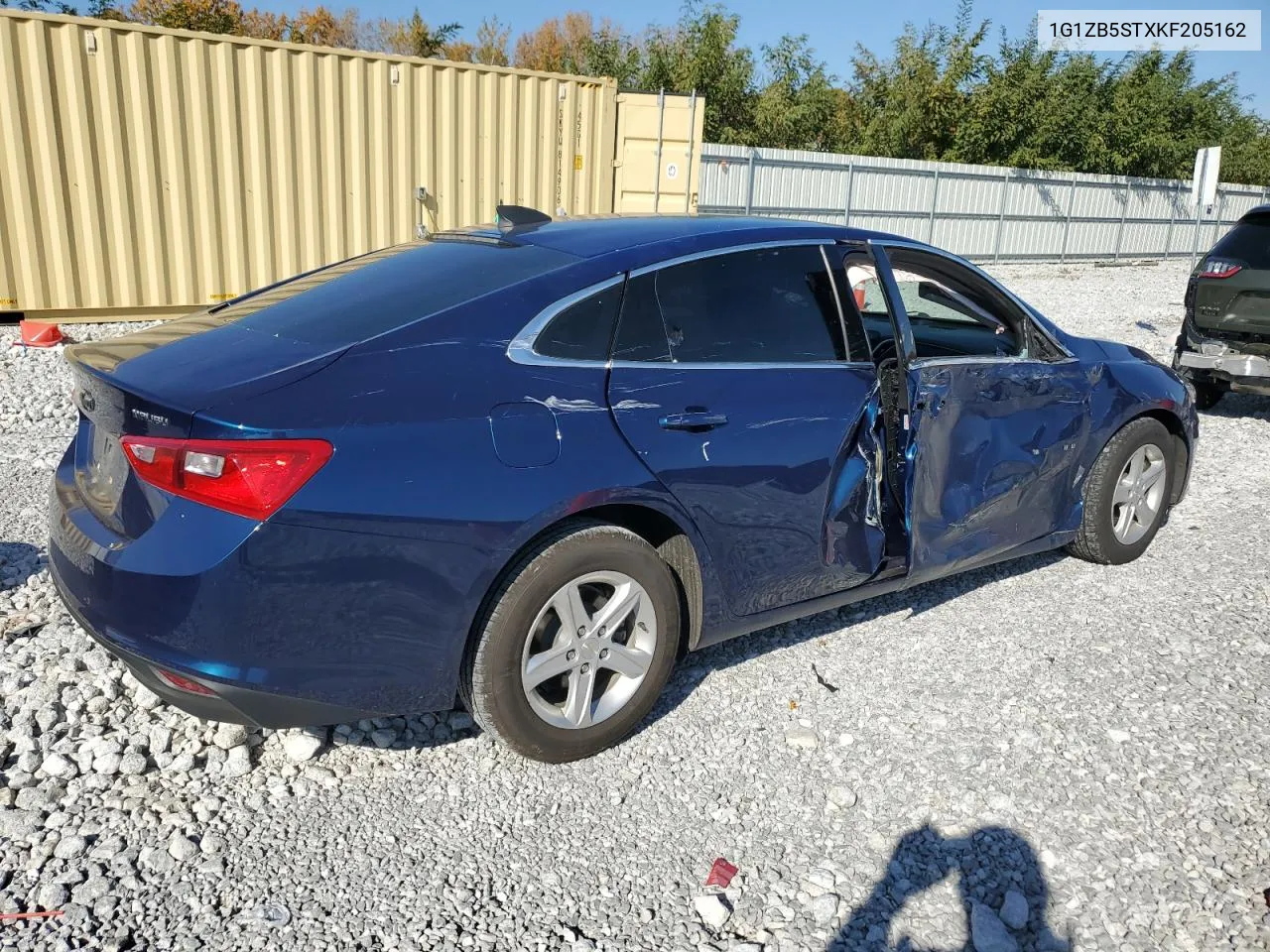 2019 Chevrolet Malibu Ls VIN: 1G1ZB5STXKF205162 Lot: 77183394