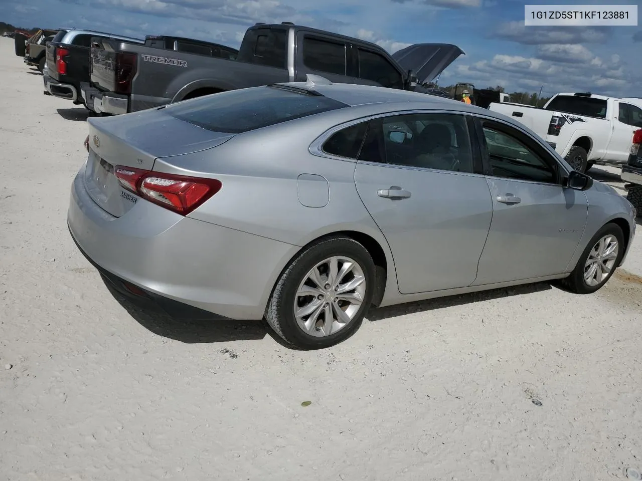 2019 Chevrolet Malibu Lt VIN: 1G1ZD5ST1KF123881 Lot: 77184074