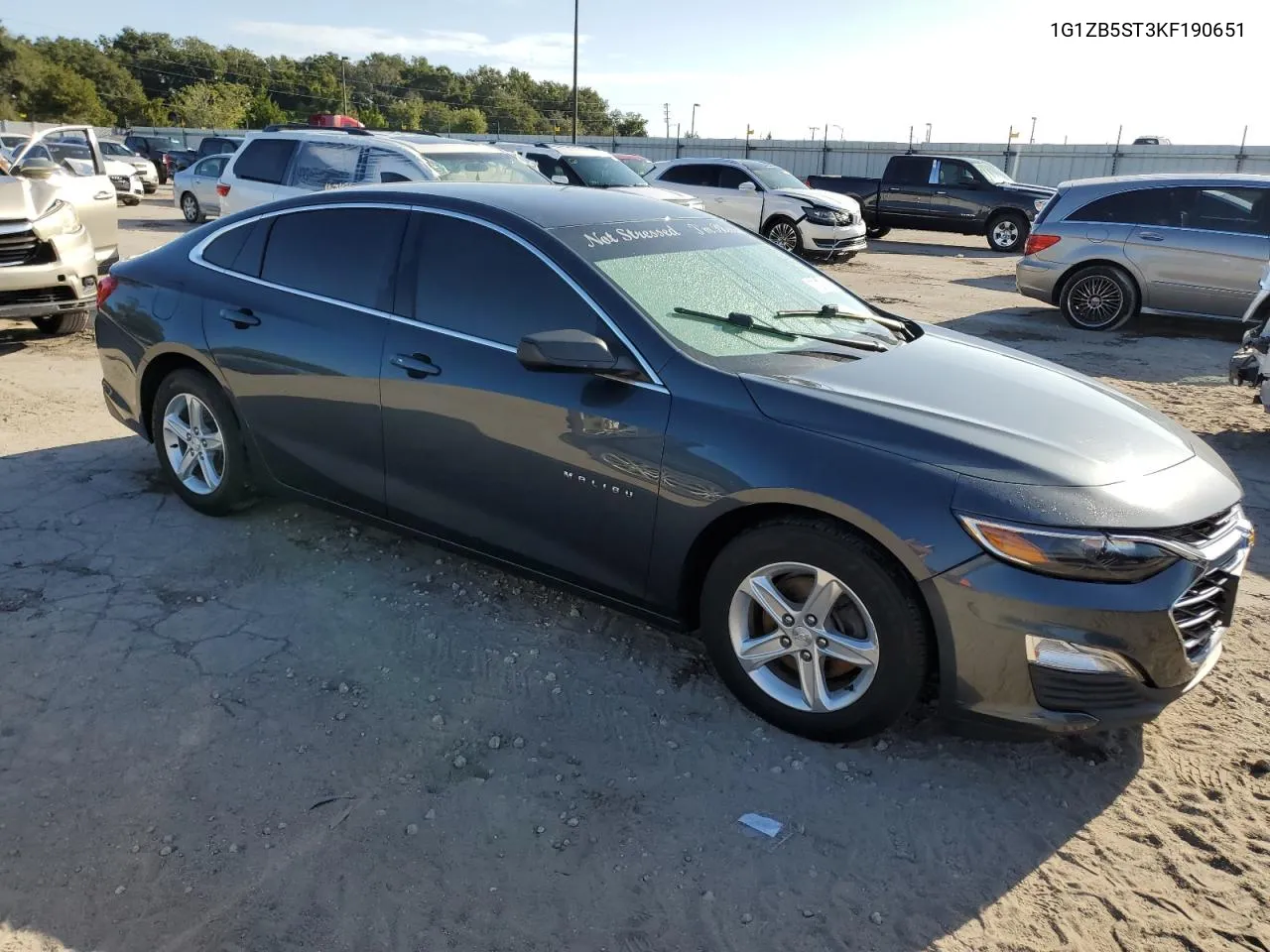 2019 Chevrolet Malibu Ls VIN: 1G1ZB5ST3KF190651 Lot: 77258504