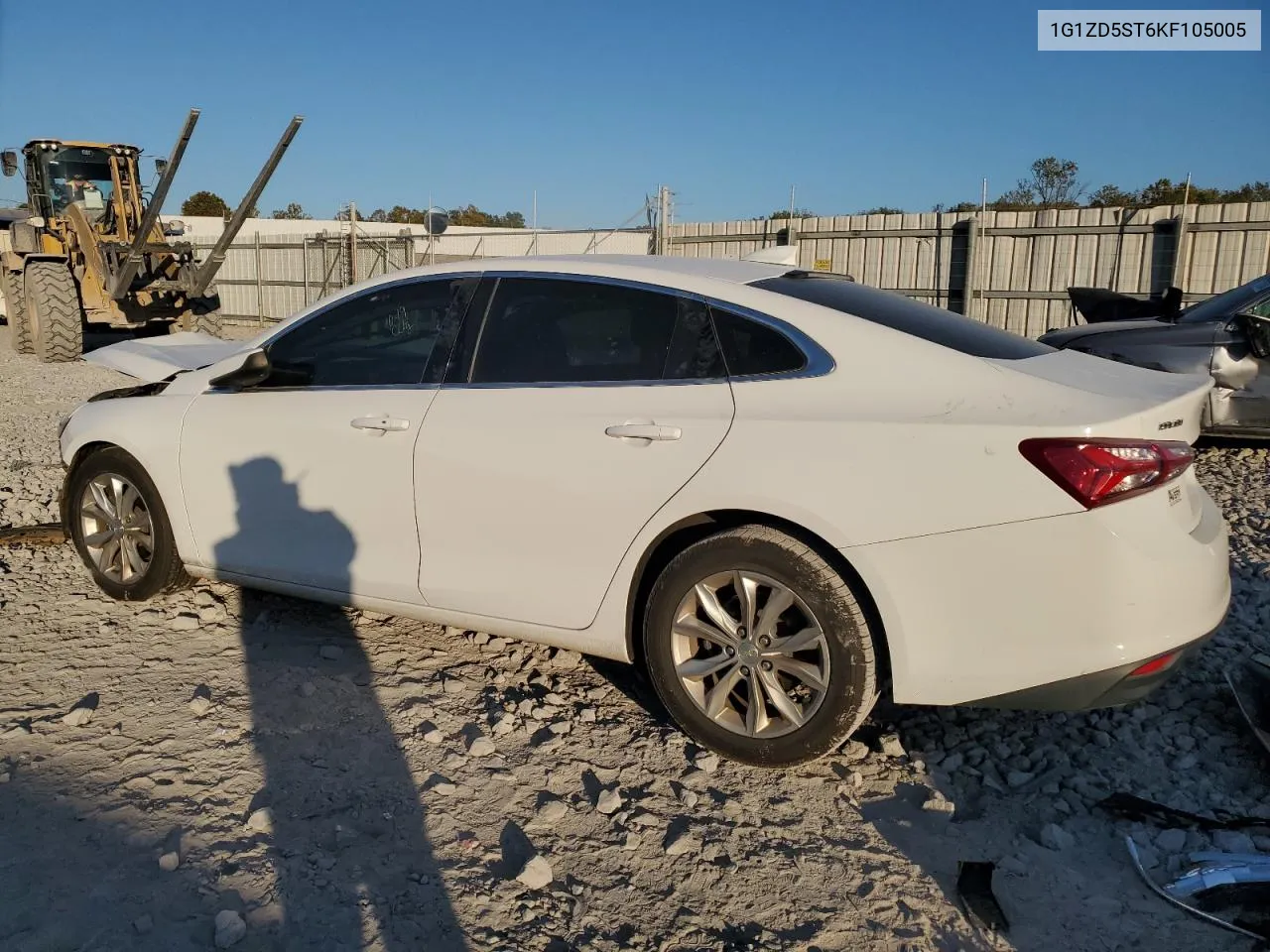 2019 Chevrolet Malibu Lt VIN: 1G1ZD5ST6KF105005 Lot: 77276324