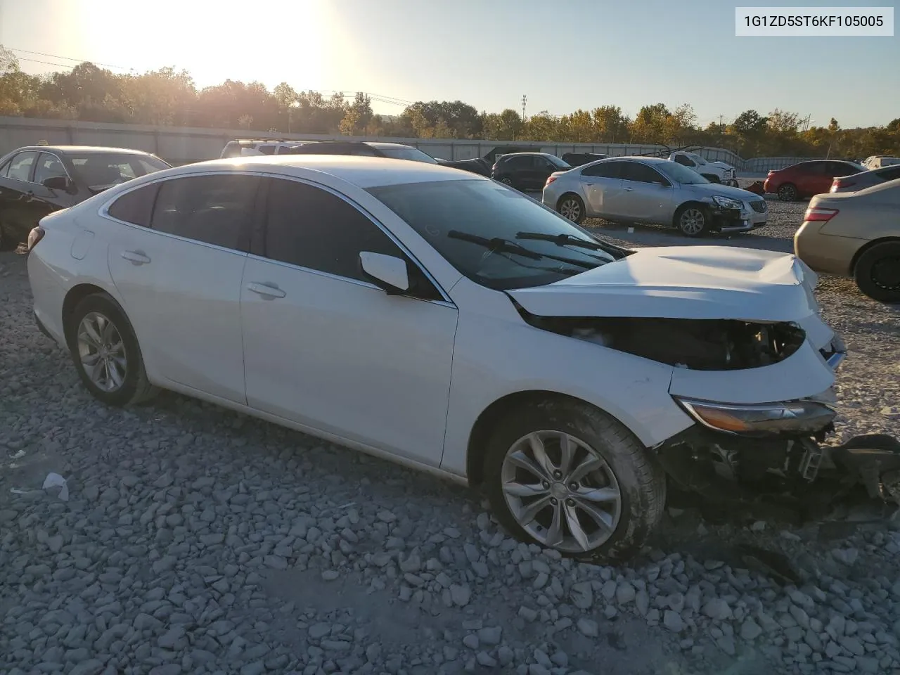 2019 Chevrolet Malibu Lt VIN: 1G1ZD5ST6KF105005 Lot: 77276324