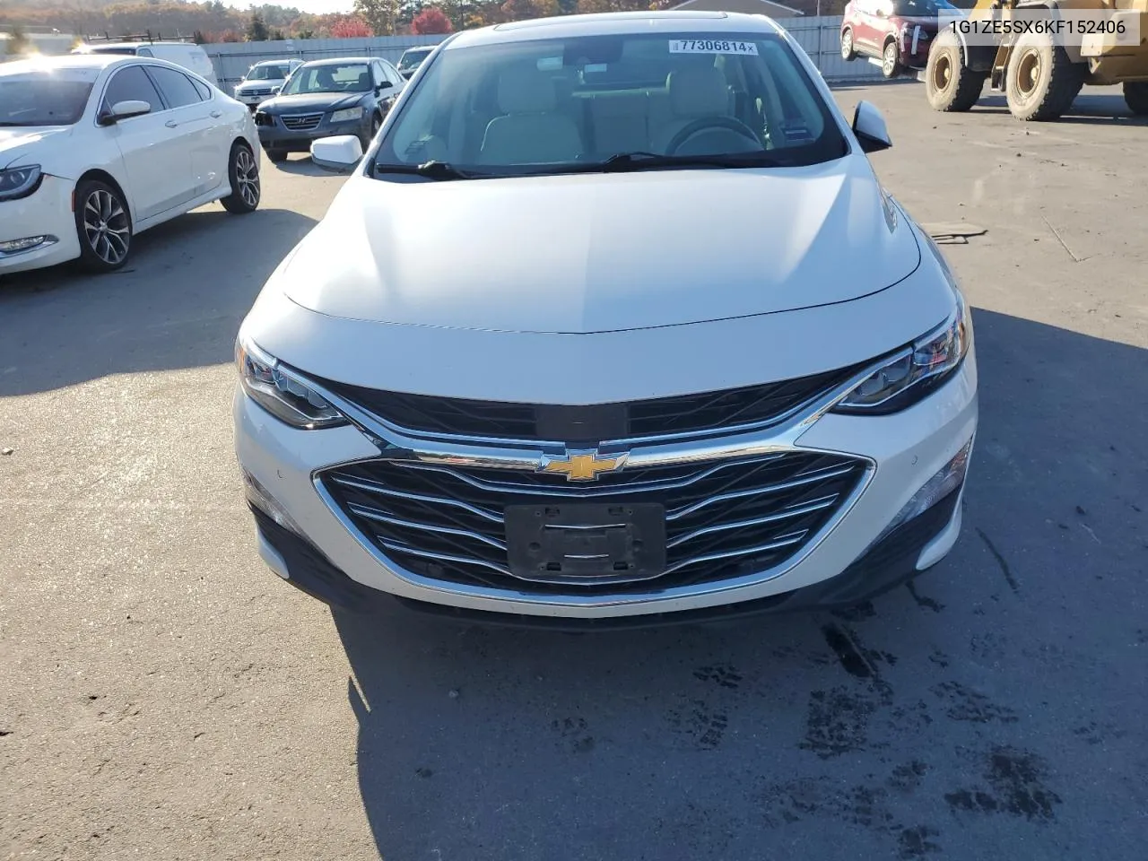 2019 Chevrolet Malibu Premier VIN: 1G1ZE5SX6KF152406 Lot: 77306814