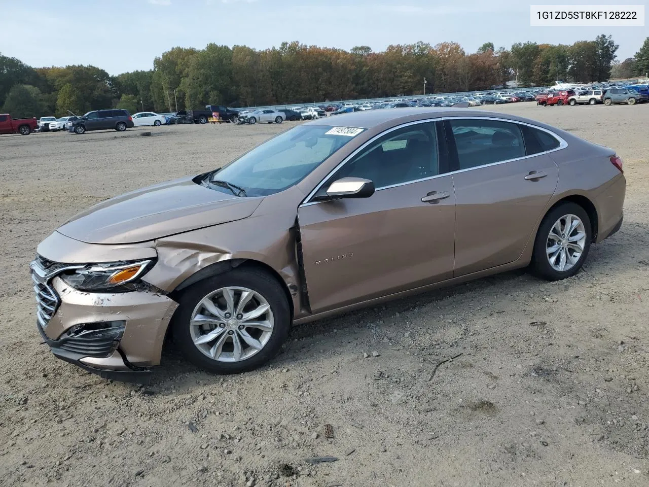 2019 Chevrolet Malibu Lt VIN: 1G1ZD5ST8KF128222 Lot: 77497304