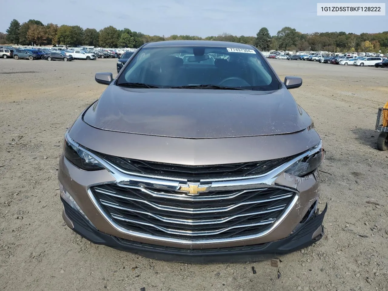 2019 Chevrolet Malibu Lt VIN: 1G1ZD5ST8KF128222 Lot: 77497304