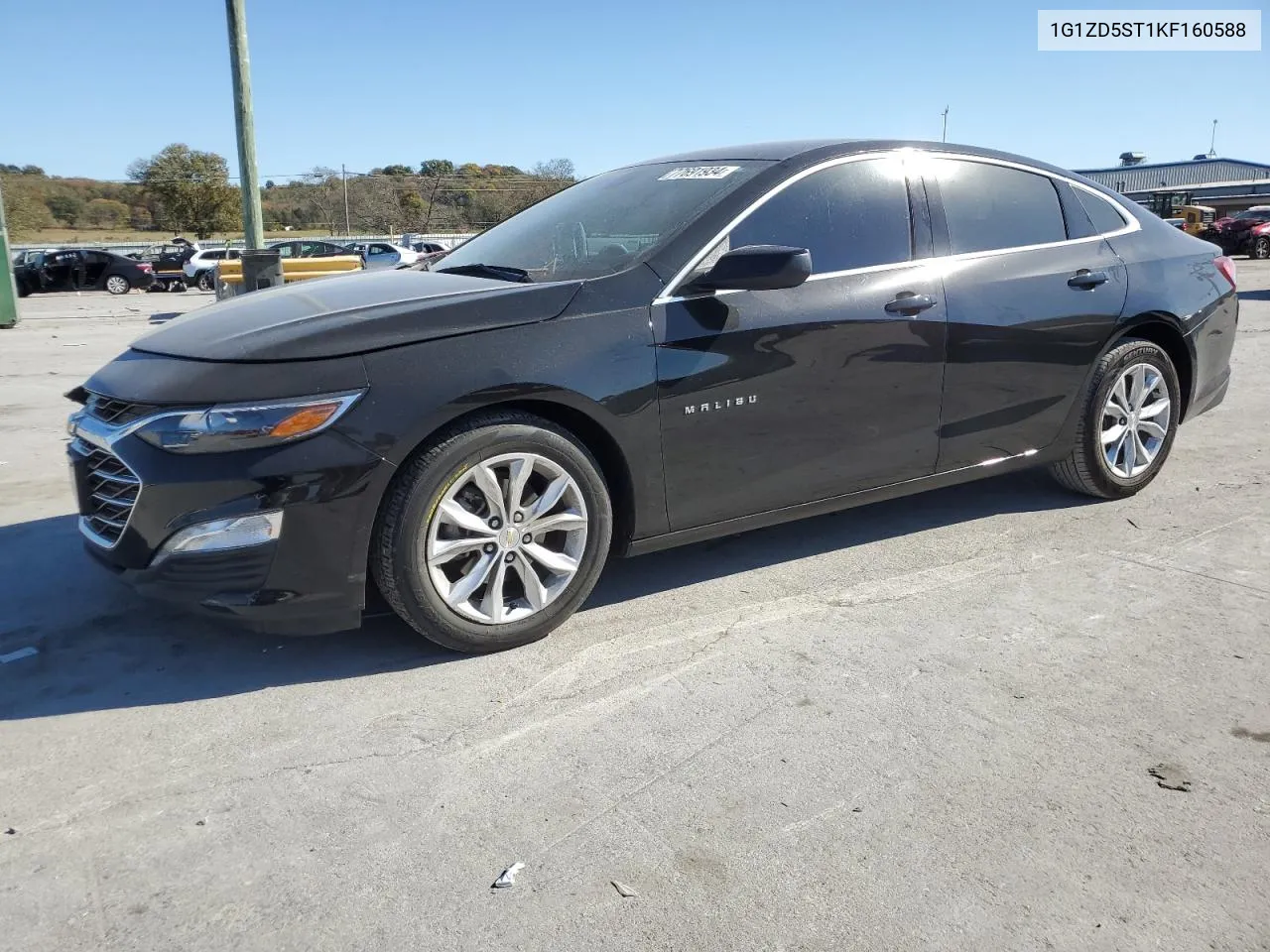 2019 Chevrolet Malibu Lt VIN: 1G1ZD5ST1KF160588 Lot: 77691934