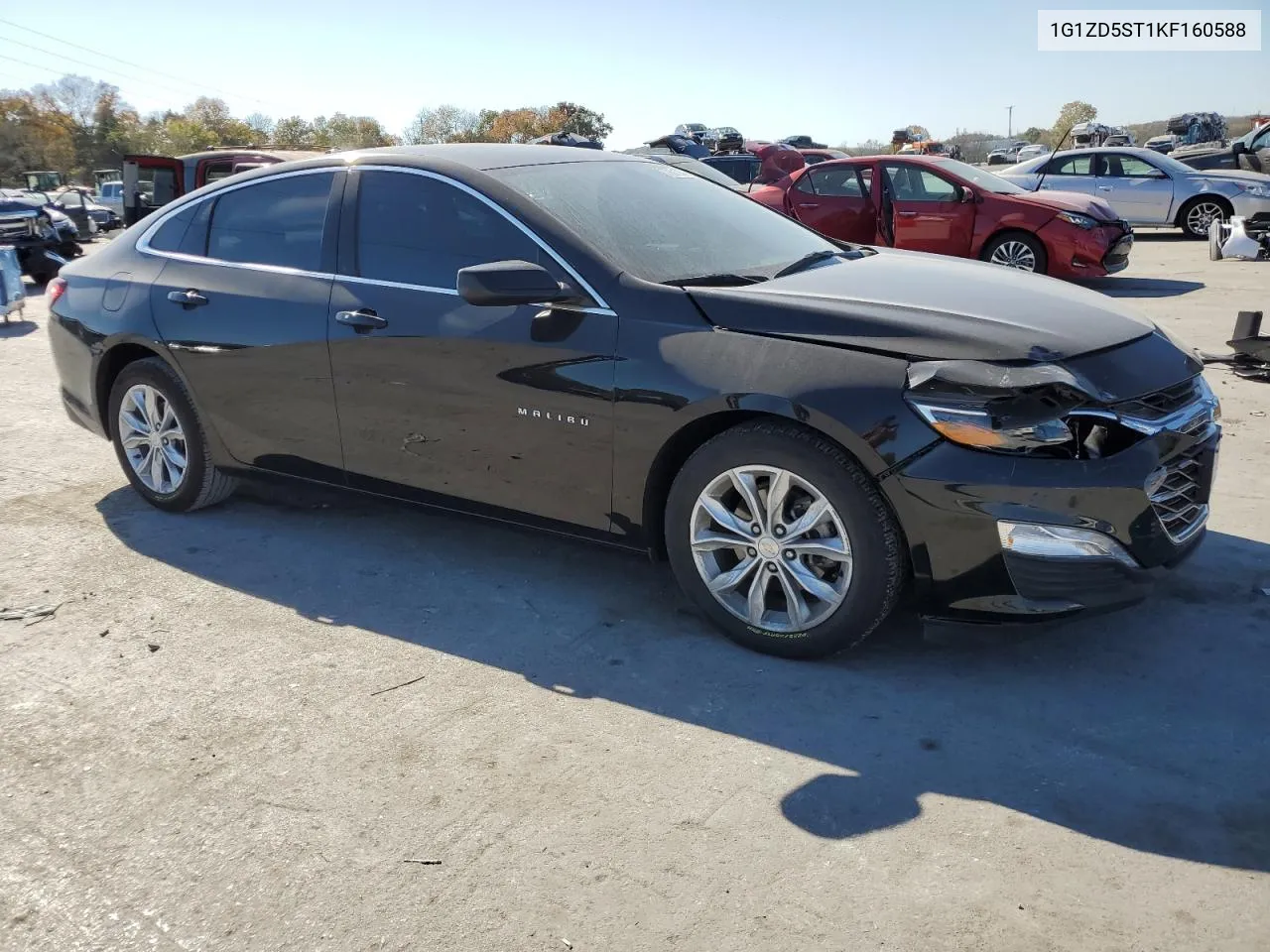 2019 Chevrolet Malibu Lt VIN: 1G1ZD5ST1KF160588 Lot: 77691934