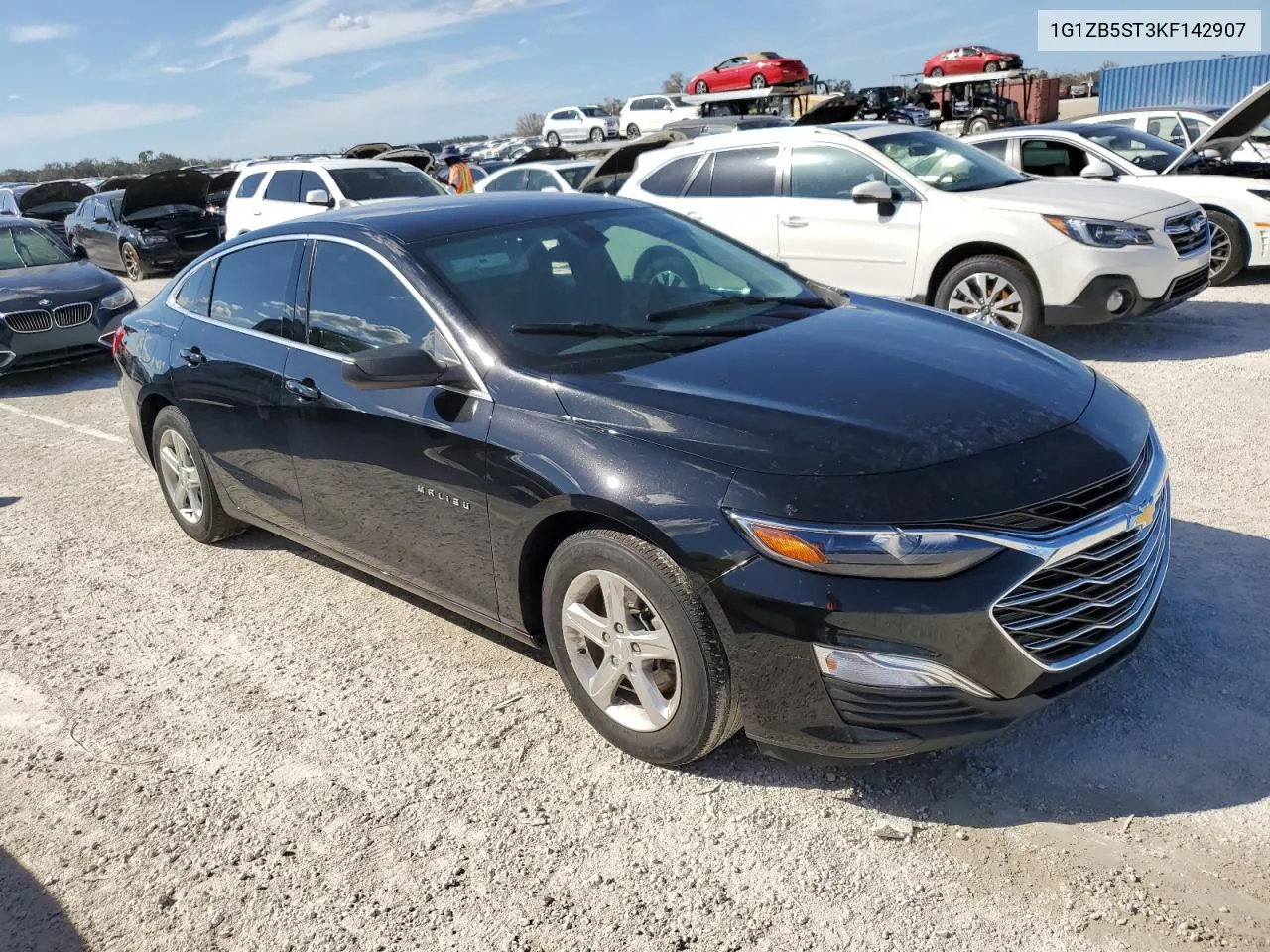 2019 Chevrolet Malibu Ls VIN: 1G1ZB5ST3KF142907 Lot: 77857064