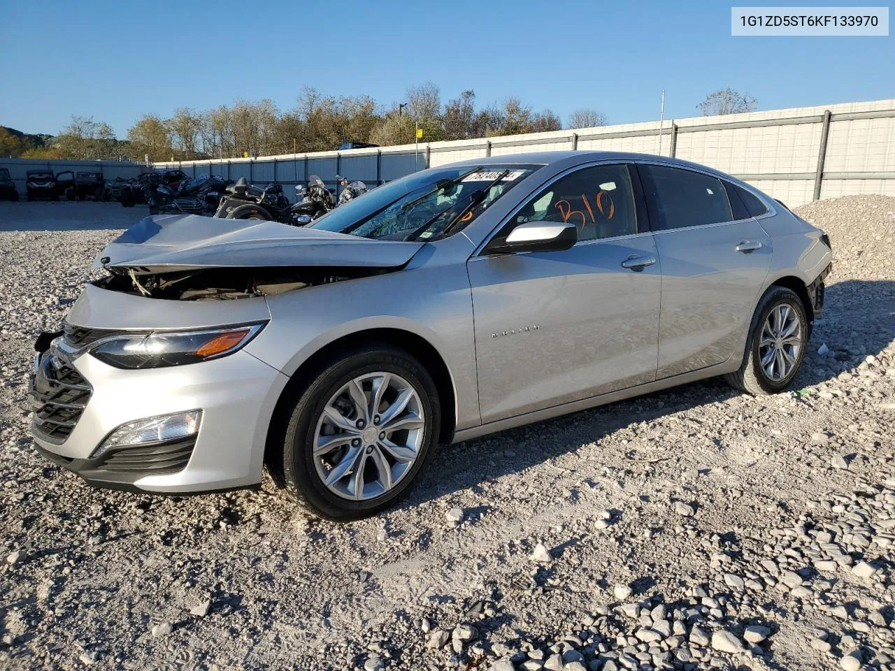 2019 Chevrolet Malibu Lt VIN: 1G1ZD5ST6KF133970 Lot: 78240514