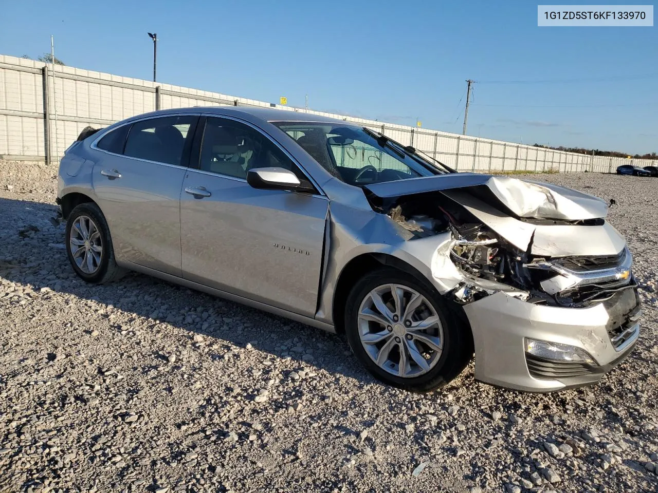 2019 Chevrolet Malibu Lt VIN: 1G1ZD5ST6KF133970 Lot: 78240514