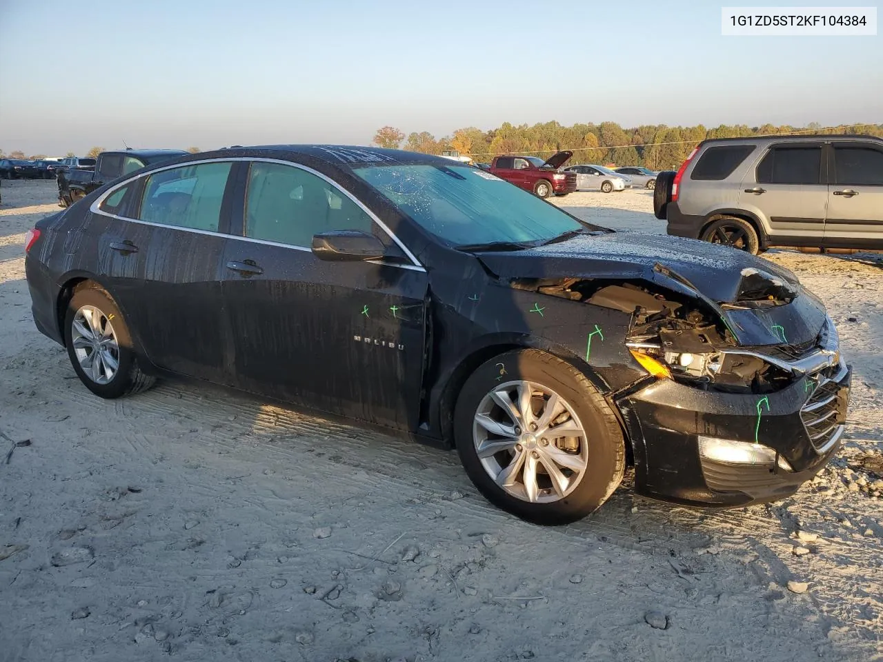 2019 Chevrolet Malibu Lt VIN: 1G1ZD5ST2KF104384 Lot: 78265754