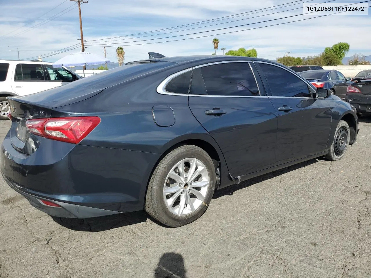 2019 Chevrolet Malibu Lt VIN: 1G1ZD5ST1KF122472 Lot: 78282464