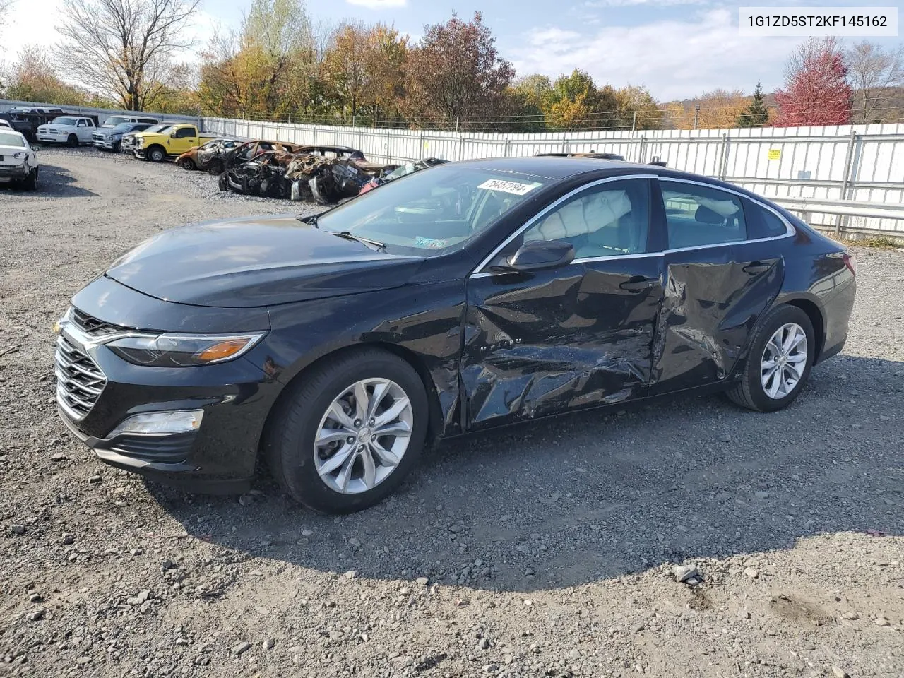 2019 Chevrolet Malibu Lt VIN: 1G1ZD5ST2KF145162 Lot: 78457294