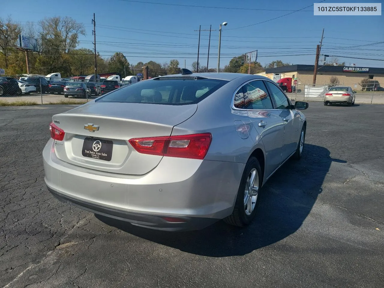 2019 Chevrolet Malibu Ls VIN: 1G1ZC5ST0KF133885 Lot: 78673864