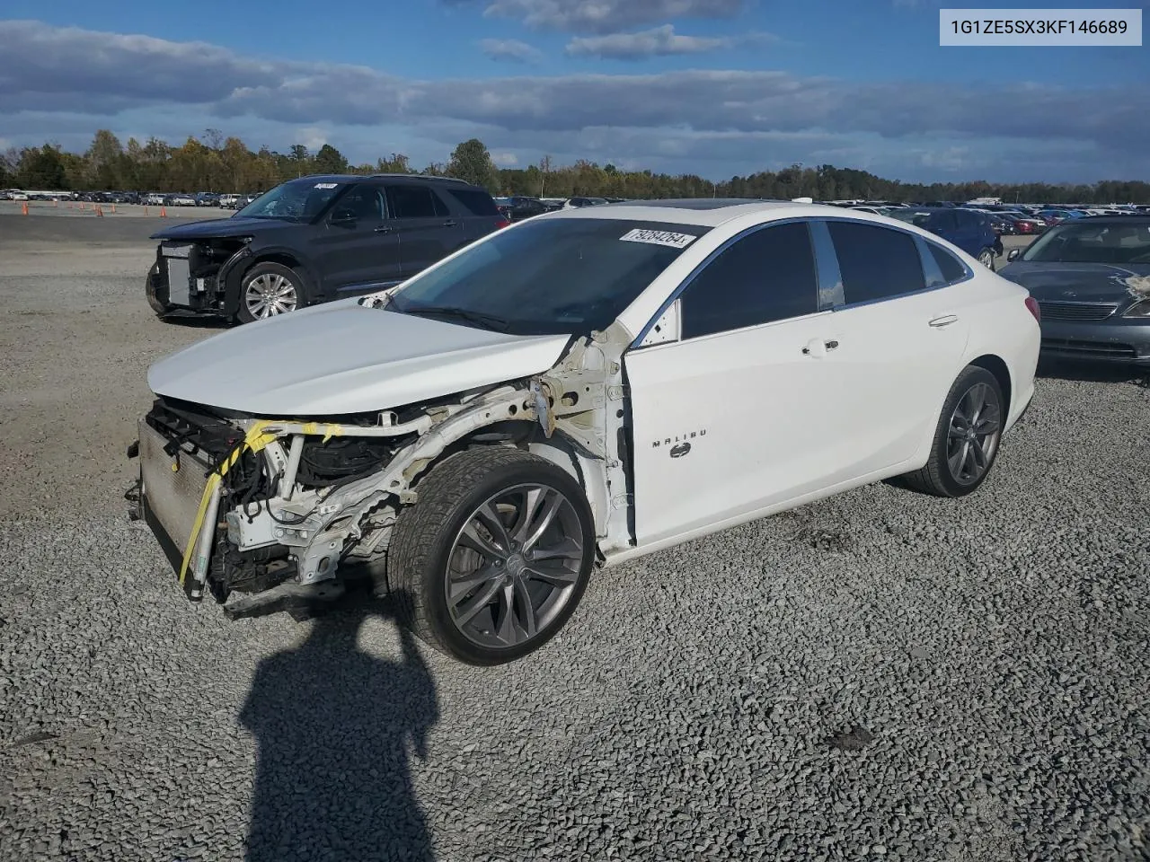 2019 Chevrolet Malibu Premier VIN: 1G1ZE5SX3KF146689 Lot: 79284264