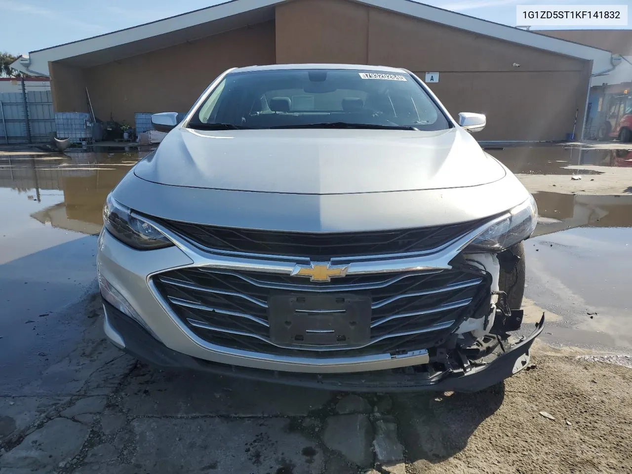 2019 Chevrolet Malibu Lt VIN: 1G1ZD5ST1KF141832 Lot: 79320284