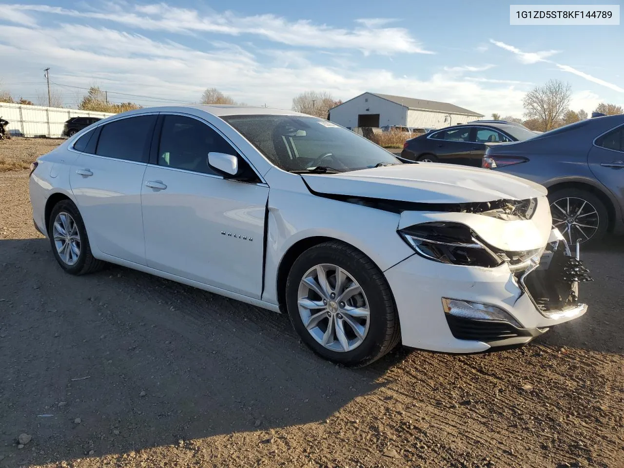 2019 Chevrolet Malibu Lt VIN: 1G1ZD5ST8KF144789 Lot: 79322564