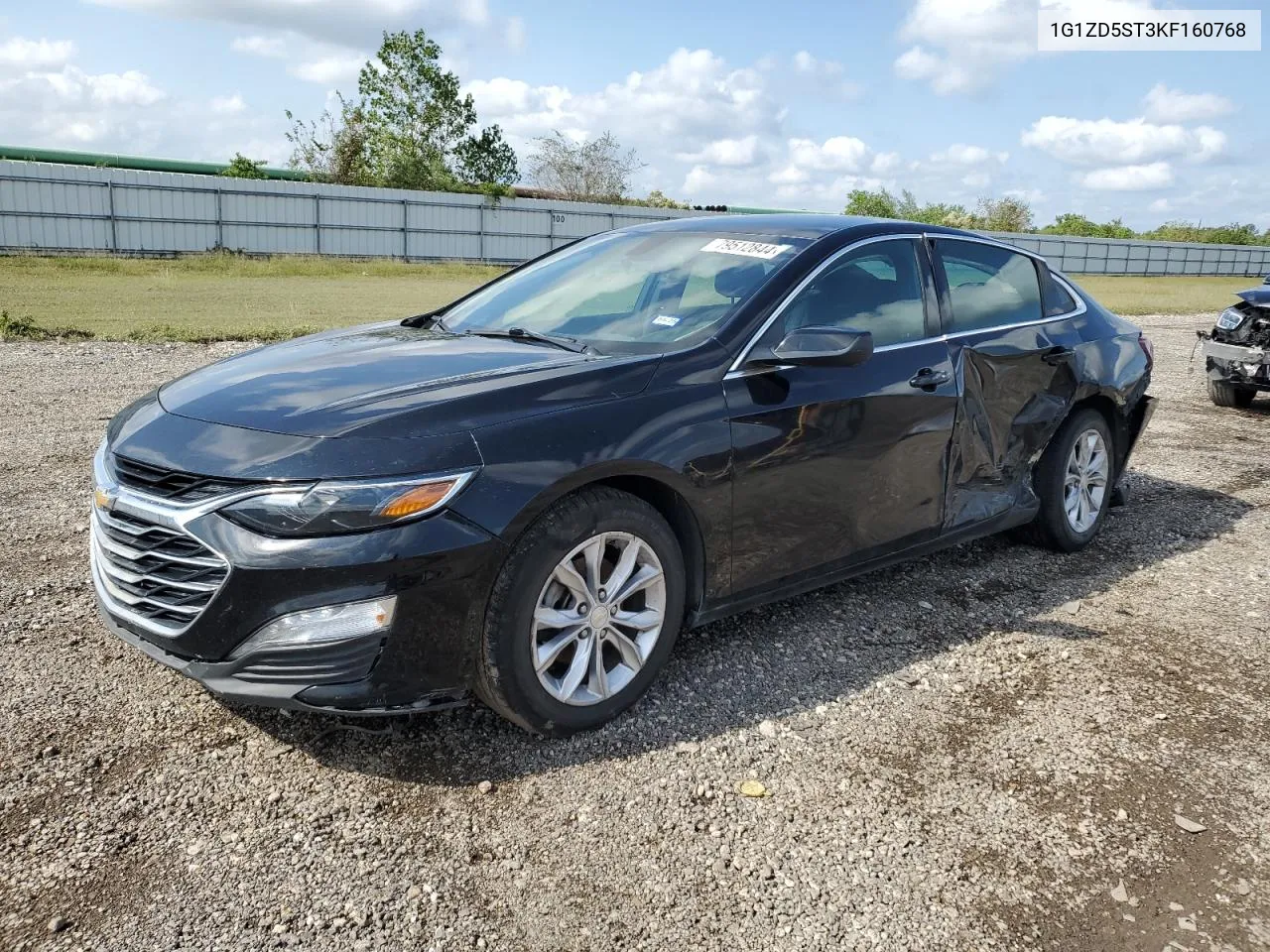 2019 Chevrolet Malibu Lt VIN: 1G1ZD5ST3KF160768 Lot: 79512844