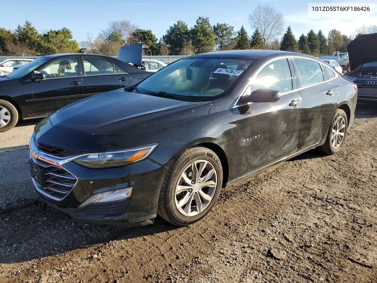 2019 Chevrolet Malibu Lt VIN: 1G1ZD5ST6KF186426 Lot: 79629794