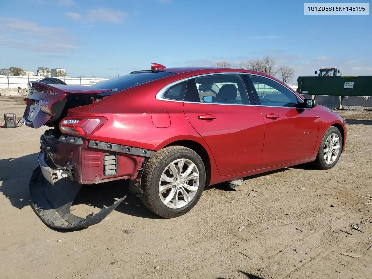 2019 Chevrolet Malibu Lt VIN: 1G1ZD5ST6KF145195 Lot: 79764504