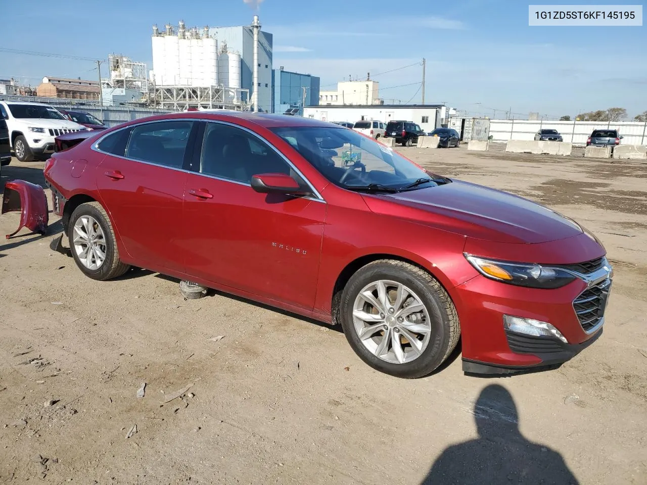 2019 Chevrolet Malibu Lt VIN: 1G1ZD5ST6KF145195 Lot: 79764504