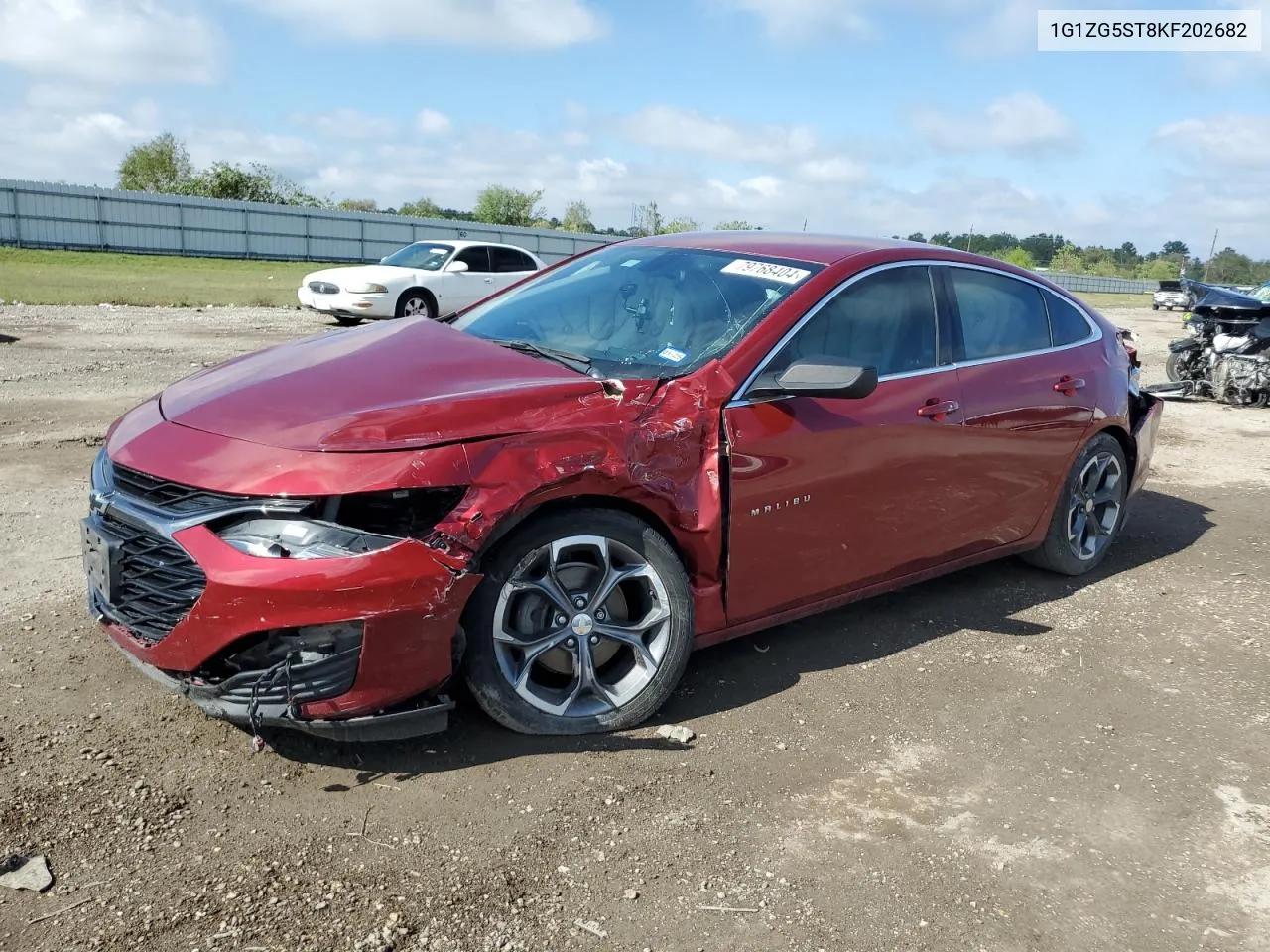 2019 Chevrolet Malibu Rs VIN: 1G1ZG5ST8KF202682 Lot: 79768404