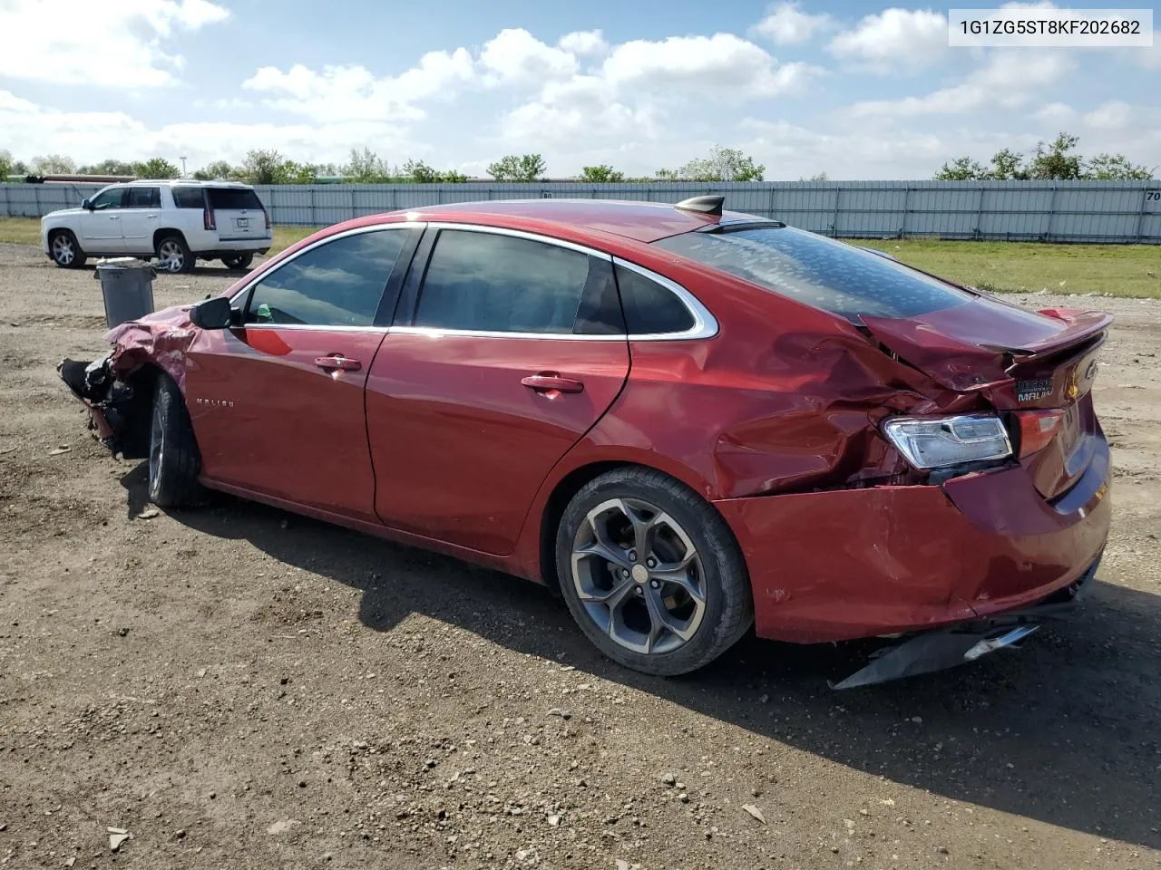 2019 Chevrolet Malibu Rs VIN: 1G1ZG5ST8KF202682 Lot: 79768404