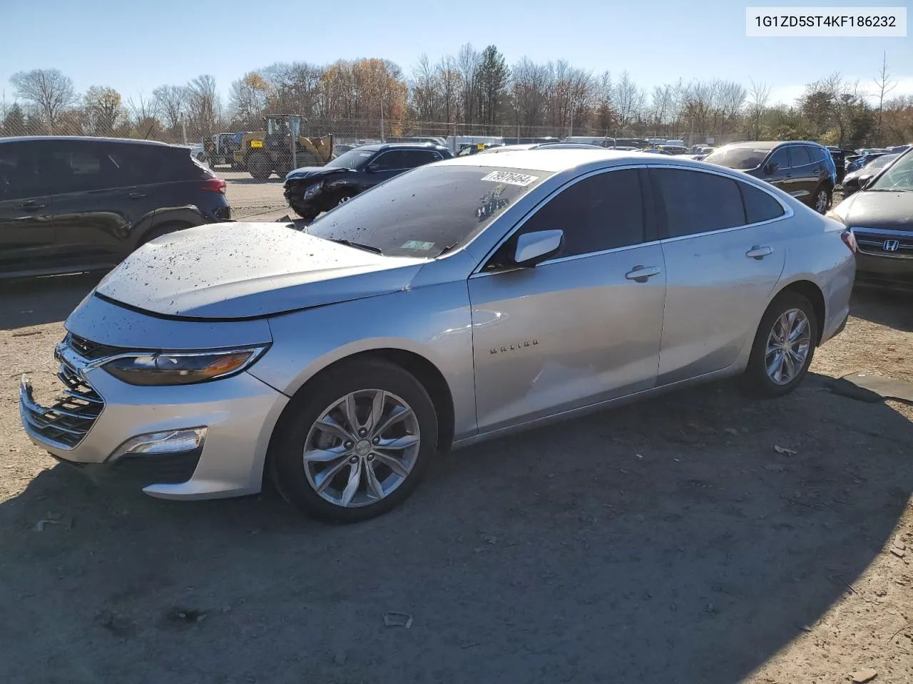 2019 Chevrolet Malibu Lt VIN: 1G1ZD5ST4KF186232 Lot: 79976464