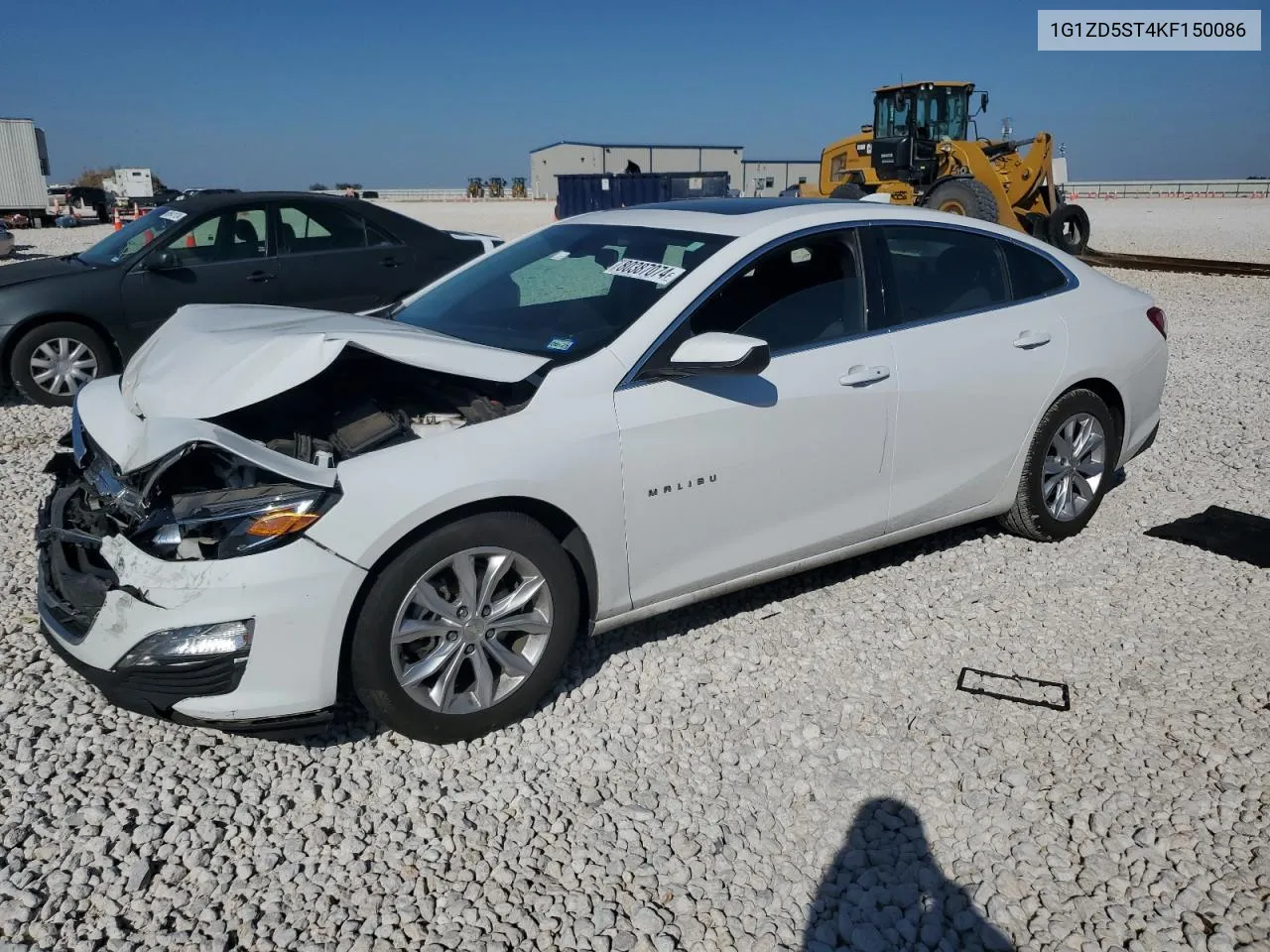 2019 Chevrolet Malibu Lt VIN: 1G1ZD5ST4KF150086 Lot: 80387074