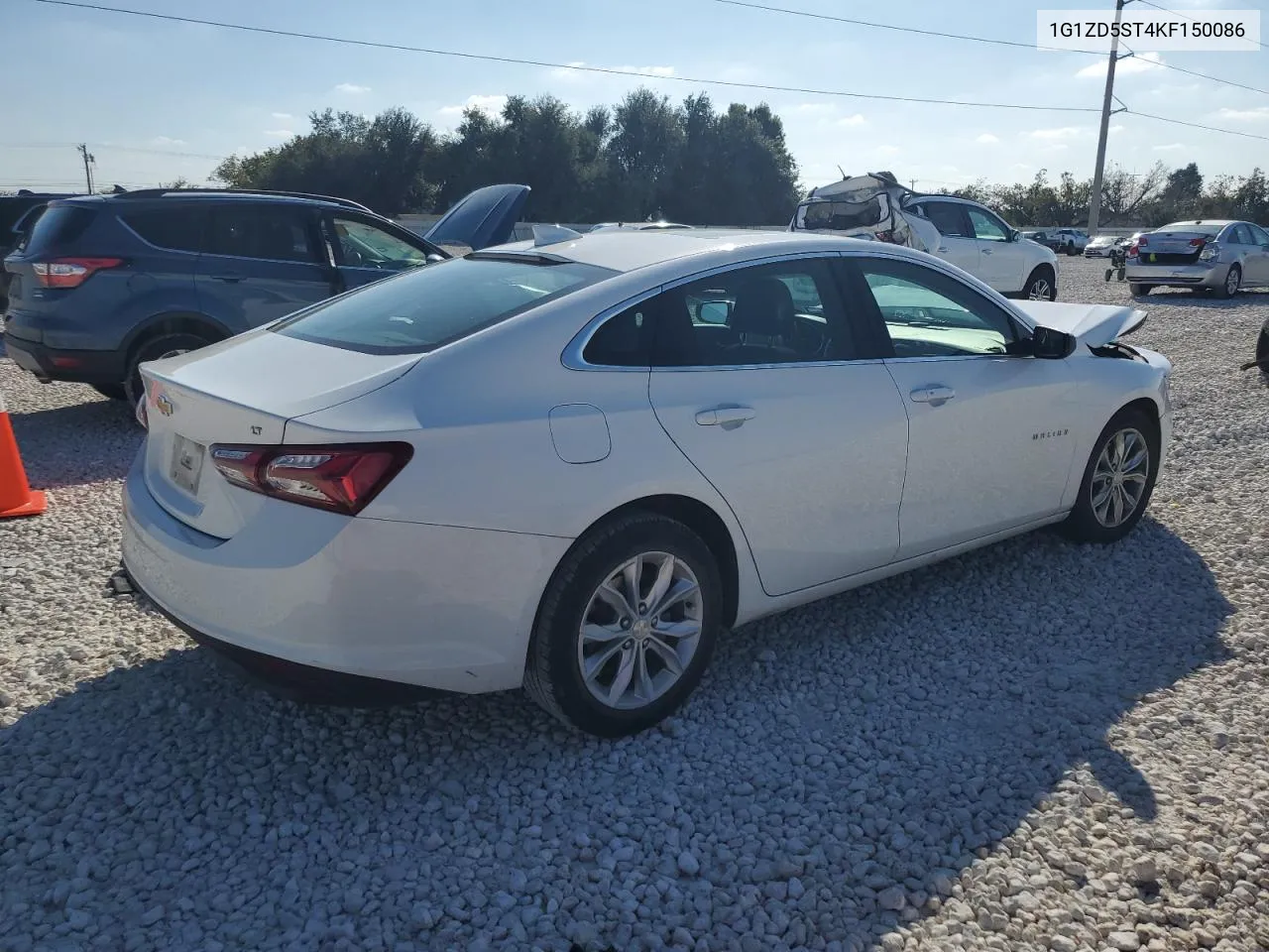 2019 Chevrolet Malibu Lt VIN: 1G1ZD5ST4KF150086 Lot: 80387074