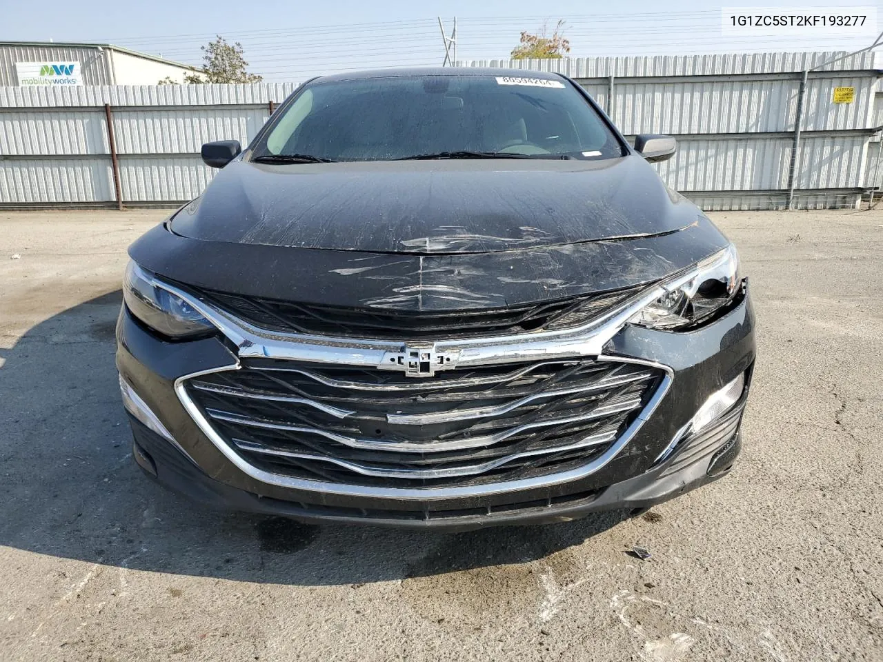 2019 Chevrolet Malibu Ls VIN: 1G1ZC5ST2KF193277 Lot: 80594264