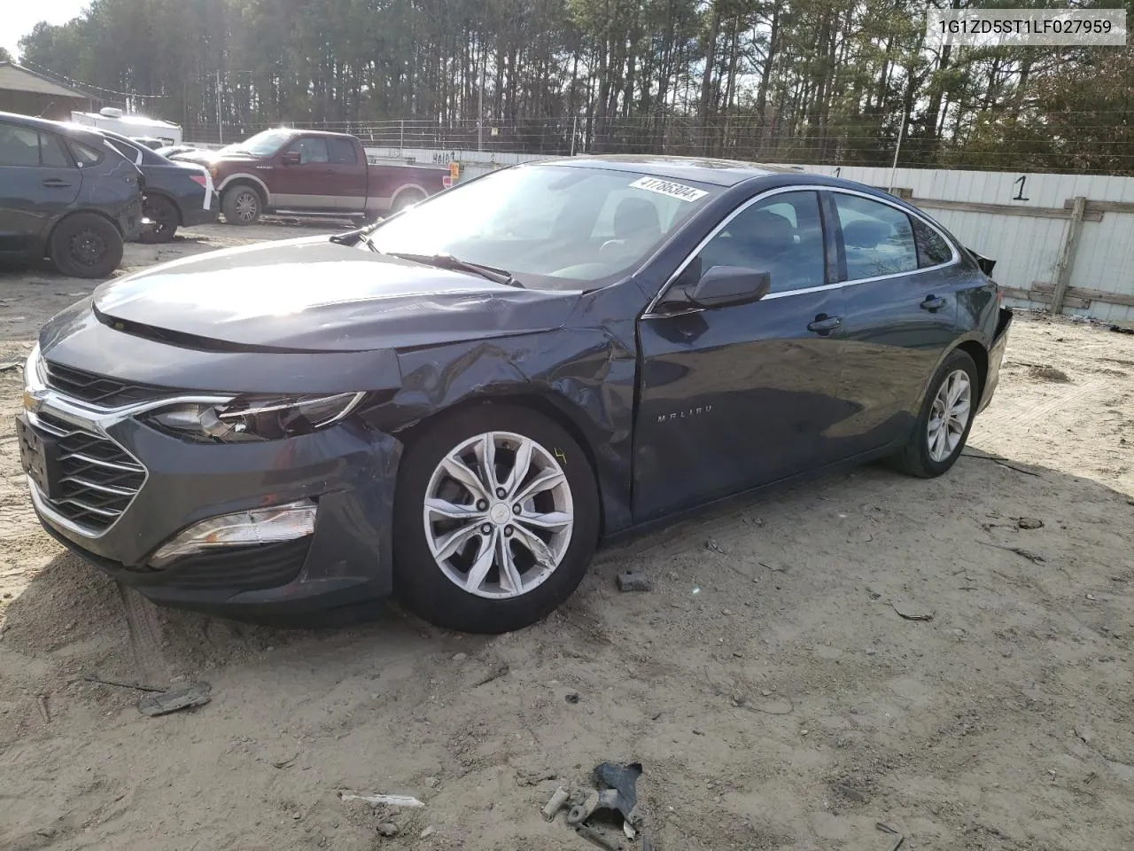 2020 Chevrolet Malibu Lt VIN: 1G1ZD5ST1LF027959 Lot: 41786304