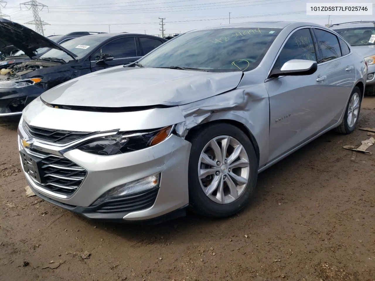 2020 Chevrolet Malibu Lt VIN: 1G1ZD5ST7LF025746 Lot: 48341994